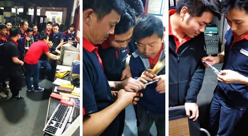 Training worker