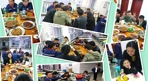 Monthly staff birthday party